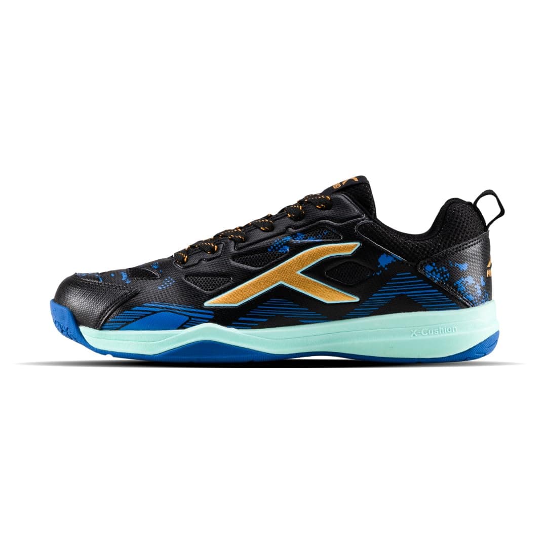 Hundred Blade Armor Badminton Shoes (Non Marking) |Indoor Sports | Lightweight & Breathable | Airflow Mesh Upper | X-Cushion Midsole | Active Grip Outsole | Heel Support