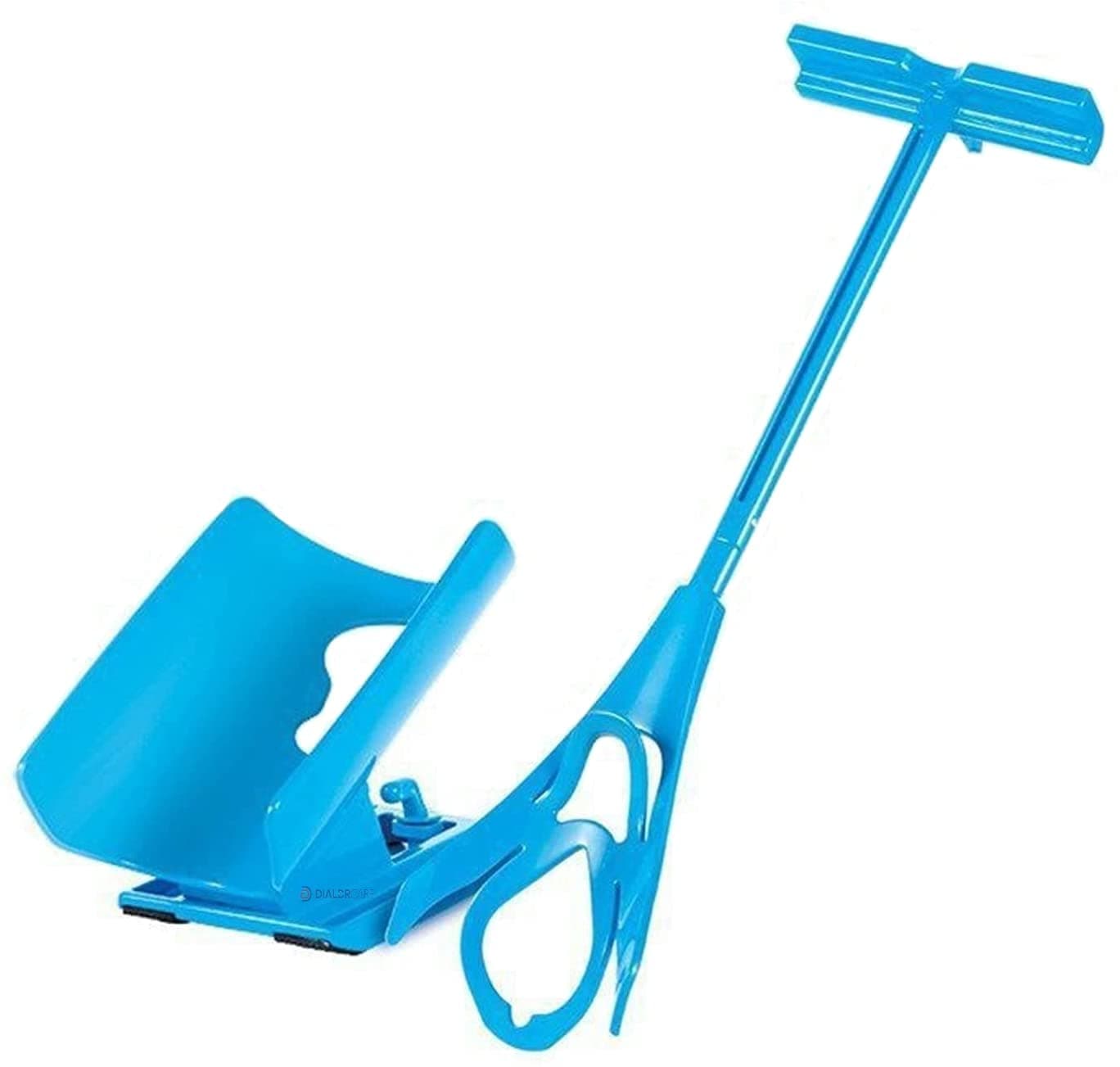 DIALDRCARE Easy on/off Sock Aid Kit/Pain Free No Bending, Stretching or Straining System that Packs up for Convenient Travel (Blue)