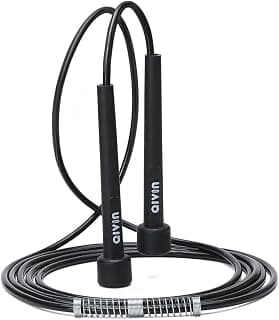 Aivin Speed Glossy PVC Skipping Rope For Men And Women Jumping Rope With Adjustable Height Speed Skipping Rope For Exercise, Gym, Sports Fitness Cardio