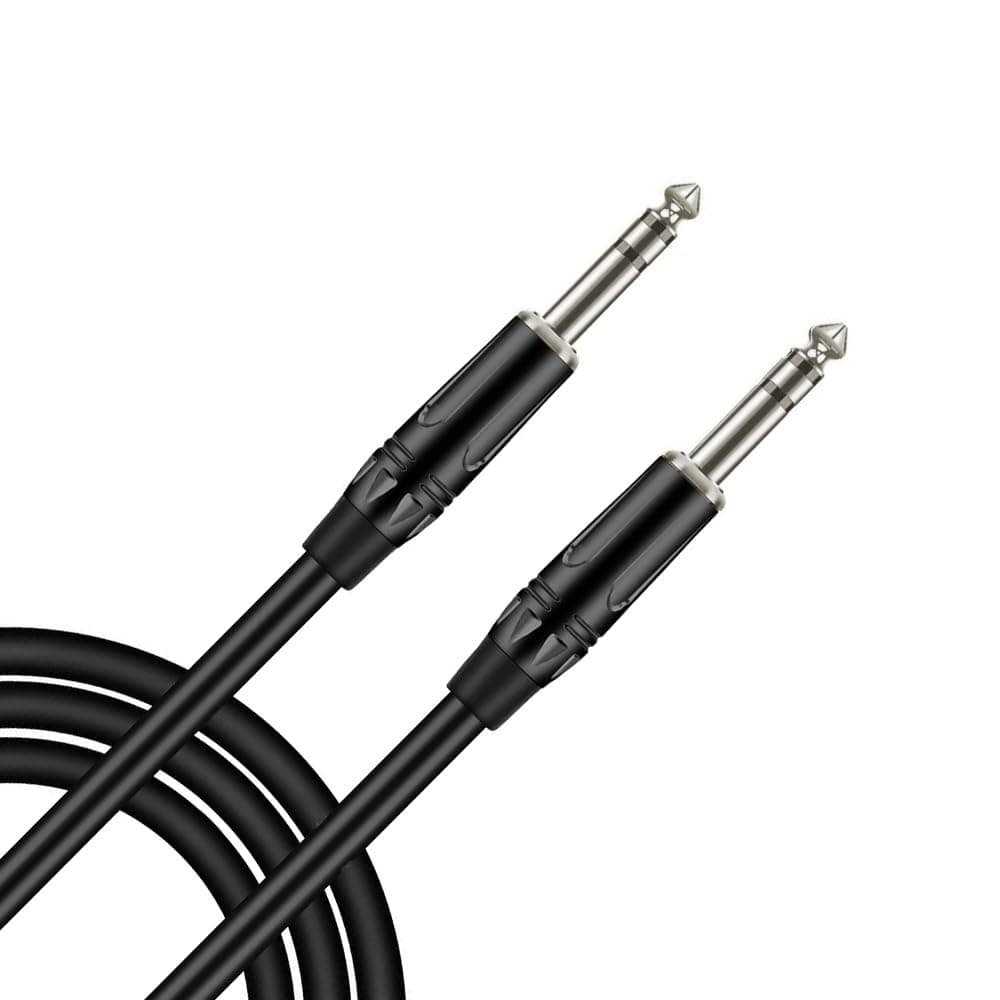 IMAGINEA Guitar Cable 1/4 inch TRS to TRS Instrument Cables Balanced Stereo Audio Cable Male to Male Pro Interconnect Cable for Electric Guitar, Mandolin, Bass, Amplifier, Keyboard, Mixing Desks