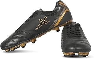 Vector X Men's High-Performance Blaze Series Football Shoes with TPU Sole/PVC Synthetic Leather Upper|Athletic Player Footwear for Adult, Men & Boys|Walking|Comfortable Sports Lace-Up Soccer Studs