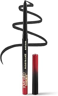 LoveChild Masaba Kajal Pencil Coal Black Matte - Smudge-proof & Waterproof, Long-lasting Deeply Pigmented Intense Black Kajal for Women, Makeup Essential (0.35g)