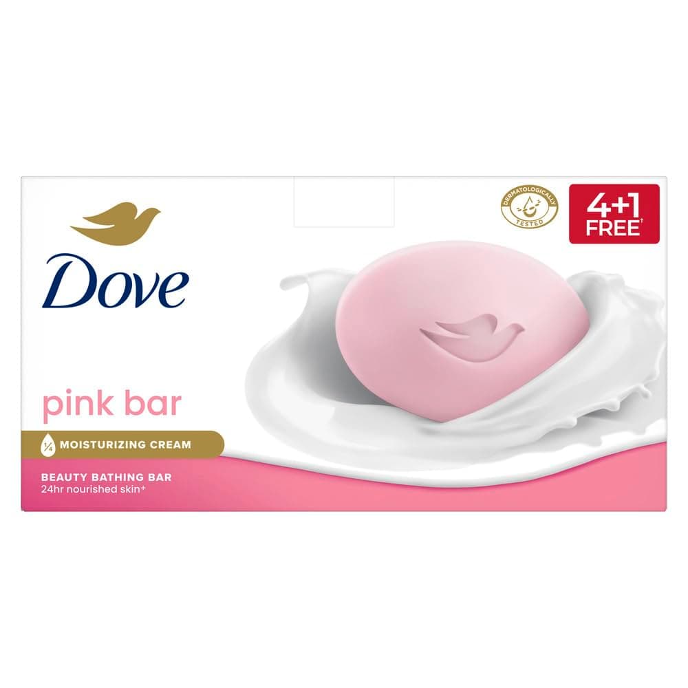 Dove Serum Bar | with Radiance Serum | Pink Radiance | 625g (125g x 5)