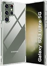 TheGiftKart Ultra-Hybrid Crystal Clear Back Case Cover for Samsung Galaxy S23 Ultra 5G | Shockproof Design | Hard Back Cover Case for Samsung Galaxy S23 Ultra 5G (PC & TPU, Transparent)