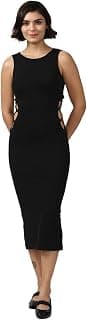 FOREVER 21 Womens Solid Bodycon Midi Dresses