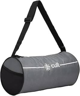 CULT Gym Bag for Men & Women Workout – 12L Water Repellent Sports Duffel with Adjustable Strap, Side Mesh Pocket – Lightweight Travel Bag for Fitness, Training & Daily Use - Grey