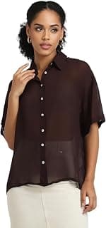 FOREVER 21 Women Solid Regular Fit Shirt