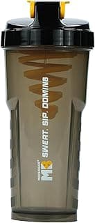 MuscleBlaze Cyclone Blender Shaker (Black, 700ml) | 100% Leakproof, BPA-Free Blender Bottle | Ideal for Whey Protein, Preworkout & BCAA Shakes| Plastic