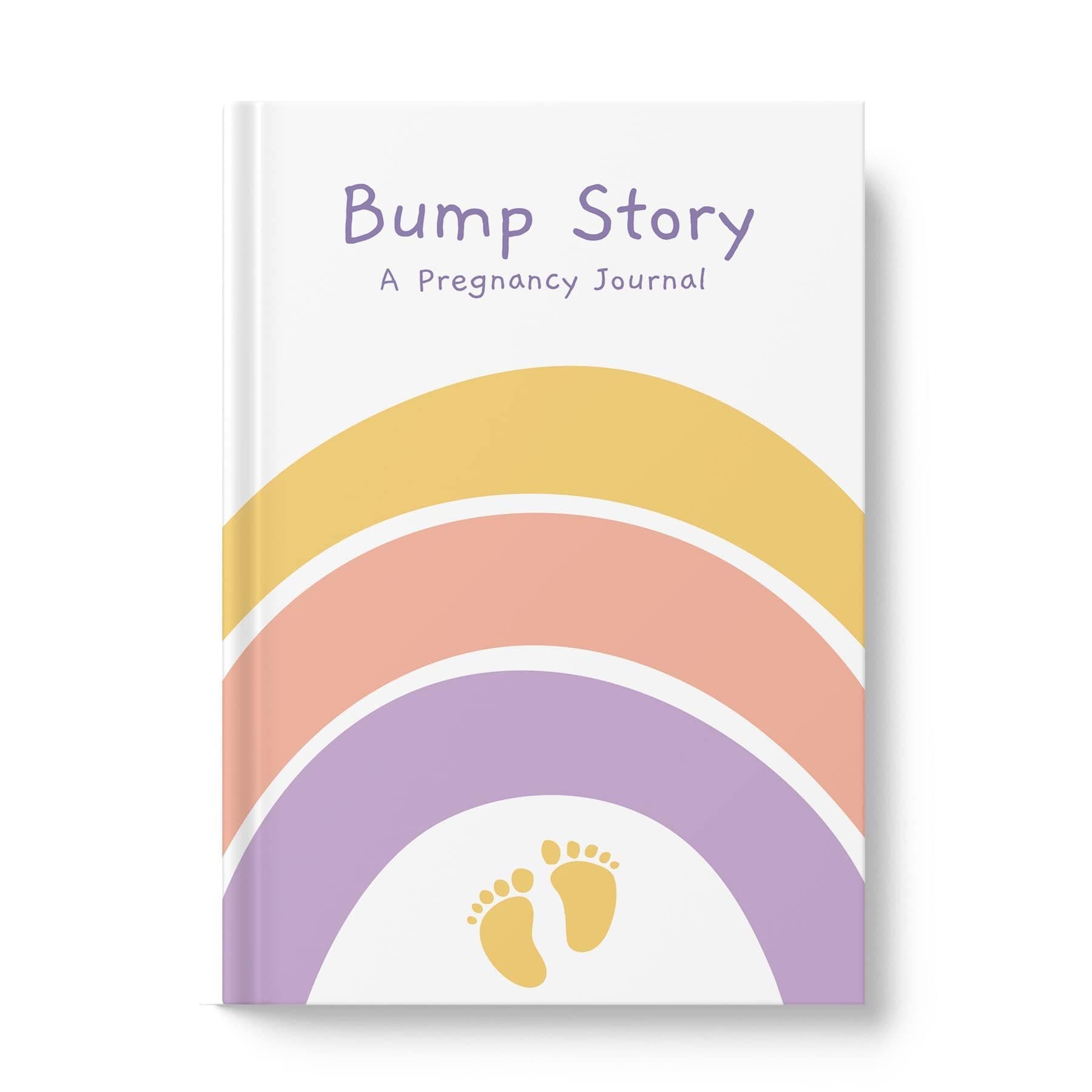 Bump Story: 40-Week Pregnancy Journal for Expecting Moms | Pregnancy Planner & Tracker | Baby Bump, Mood & Milestone Keepsake with Stickers & Bookmark | Perfect Gift for New Mom