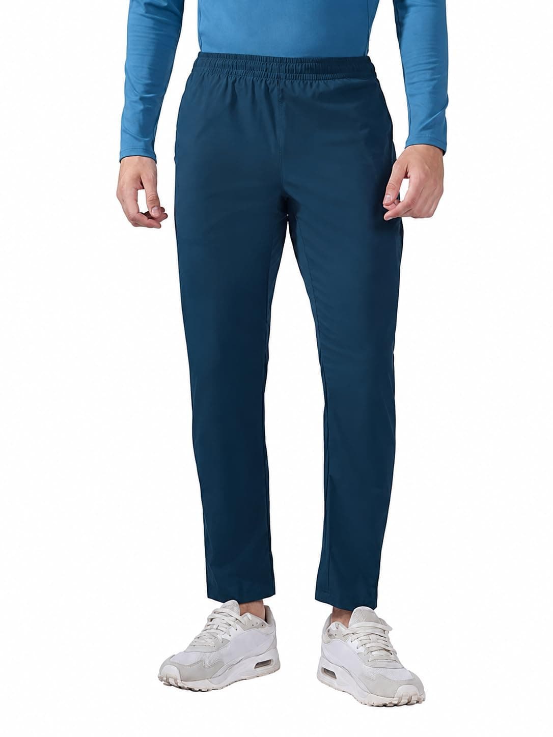 TECHNOSPORT Men's Regular Fit Sports Track Pants with TS Flexi | Stretch, Moisture-Wicking & Breathable Activewear for Gym, Training, Travel & Everyday Wear