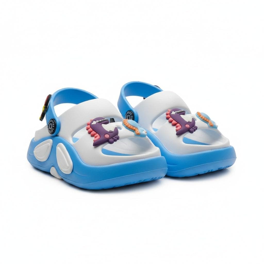 GIMME ! Kids Clogs Sandals for Boys & Girls | Lightweight EVA Slip-On Shoes with Cute Cartoon Charm | Anti-Slip Waterproof Summer Footwear for Toddlers & Kids (1–9 Years) 1150