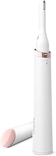 PHILIPS Touch-up Women’s Eyebrow & Facial Hair Trimmer | Portable Precision Groomer | Gentle Hair Remover for Eyebrows, Upper Lip, Chin & Sidelocks | HP6388,White