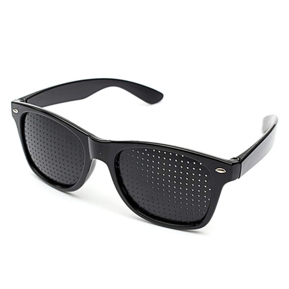 Visions India Lazy Spectacles Pinhole Vision Correction Glasses Eyesight Improvement for Men/Women/Kids (Square)