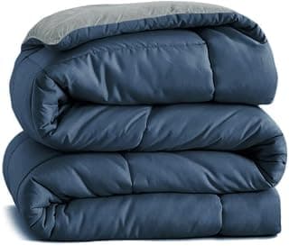 VAS COLLECTIONS Plastic 210 Tc Solid/Plain Reversible Ac Comforter/Blanket for Winter/Quilt/Duvets for King Size Double Bed 220 GSM for Home/Hotel/Hospital Uses (230X250 Cm - Teal & Silver)