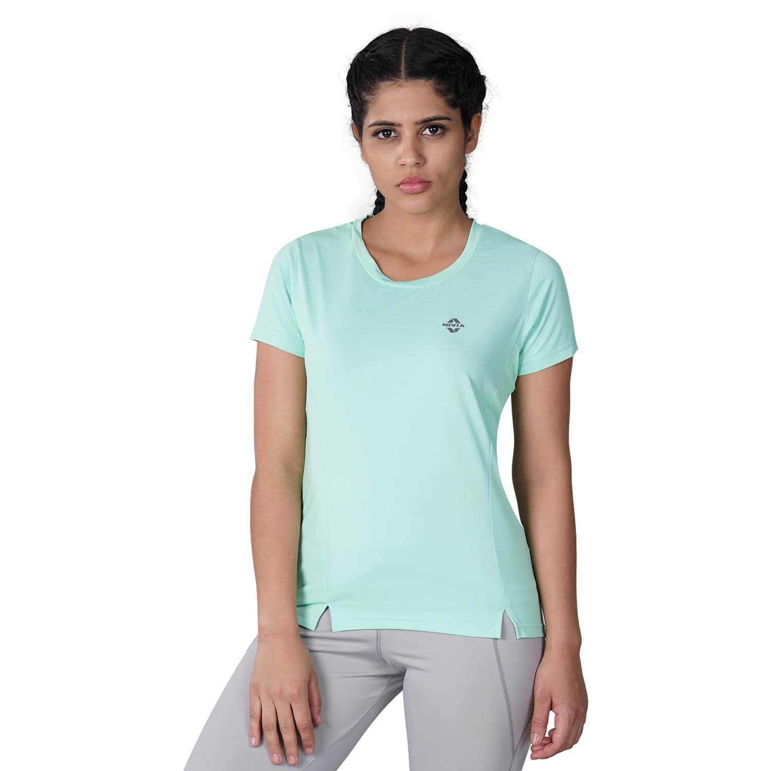 Nivia Nitro-5 Round Tee (Half Sleeve) -Women
