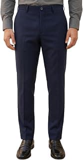 Louis Philippe Men's Work Slim Fit Utility Pants