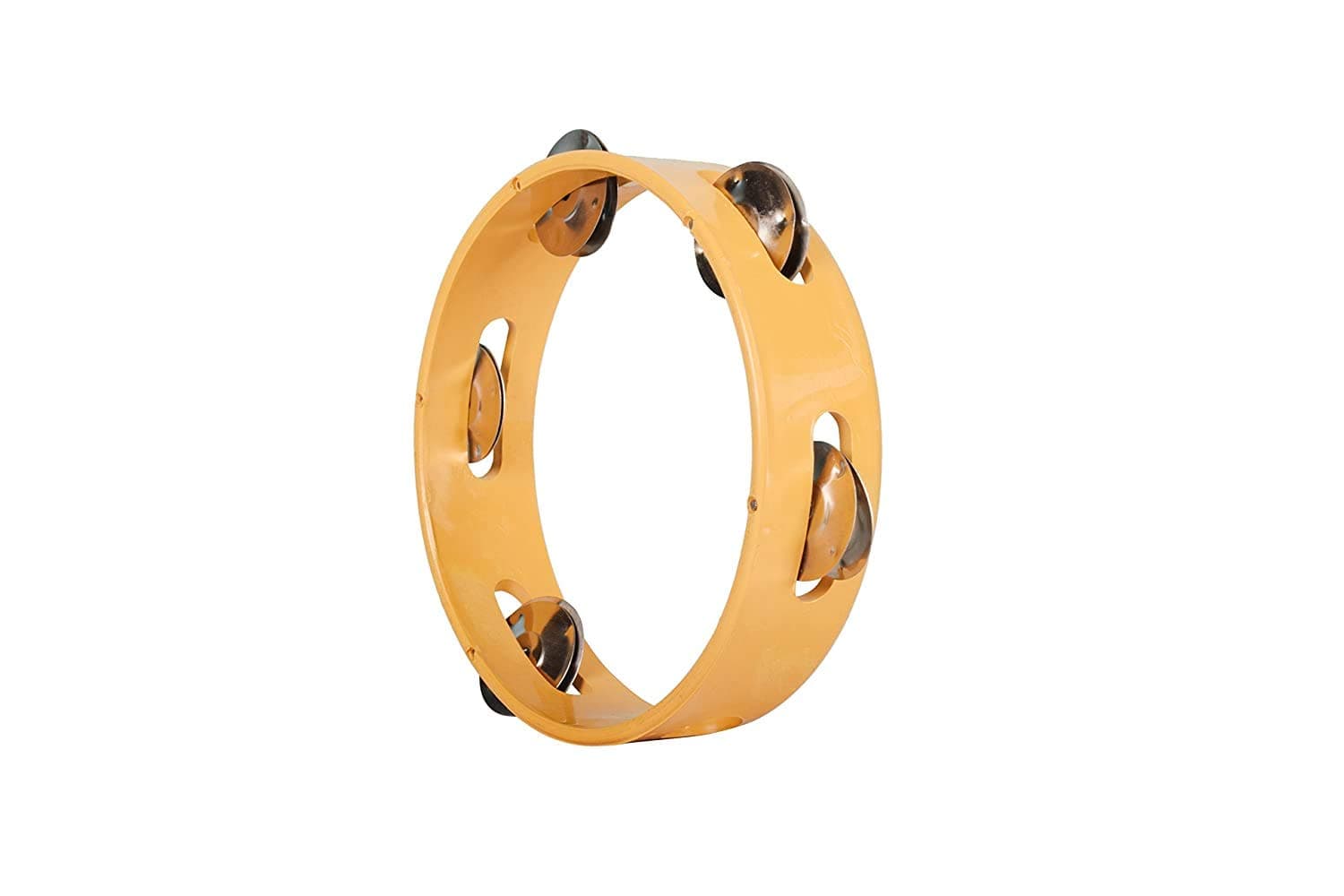 SM'SAI MUSICALS Tambourine, 7 Inch (Without Head), Yellow