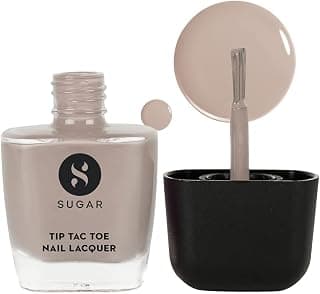 SUGAR Cosmetics Tip Tac Toe Nail Lacquer Classic | Long-lasting, 100% Chip-resistant & Glossy Finish | 10ml - 18 Cookie Cutter