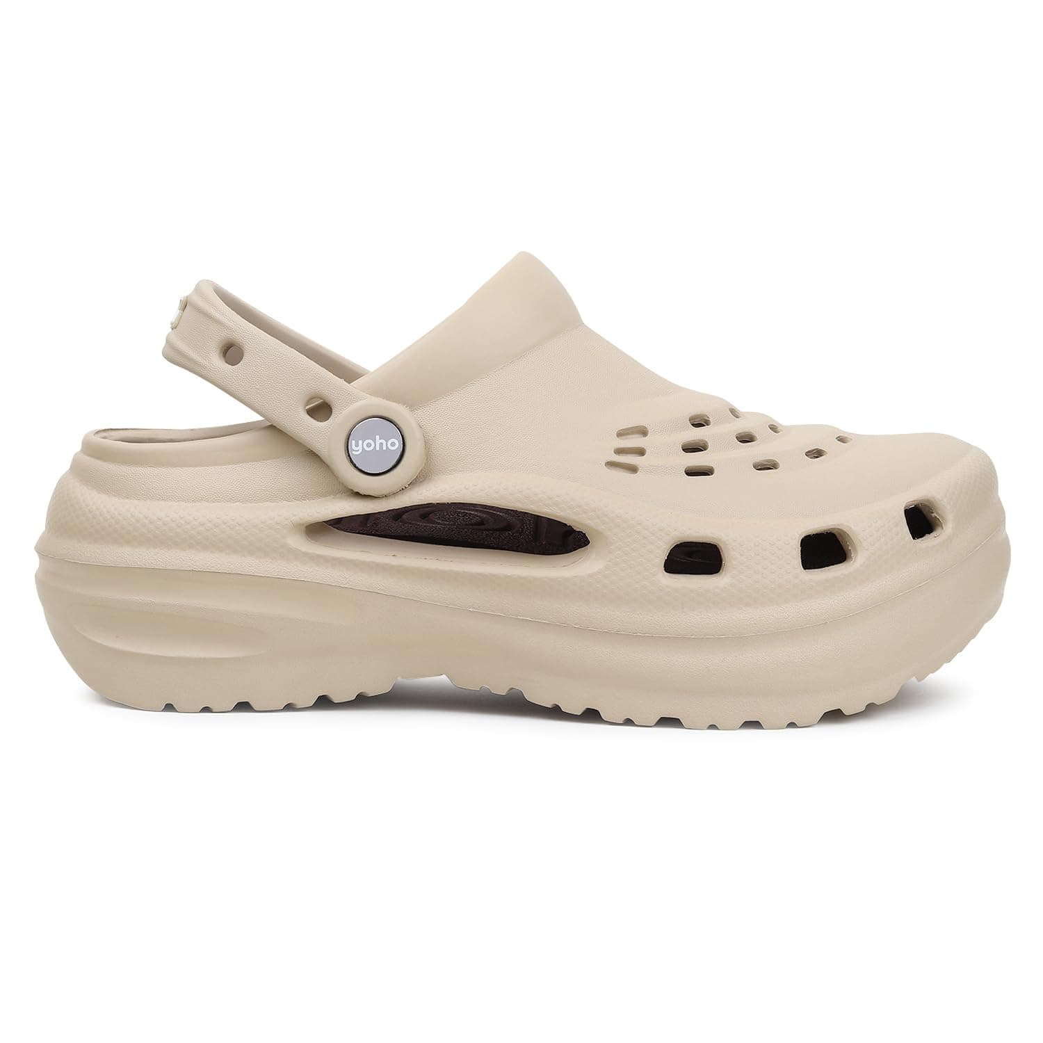 YOHO High Heel Clogs for Women | Waterproof Monsoon Footwear & Rainy Sandals | Lightweight Cushioned Chappal
