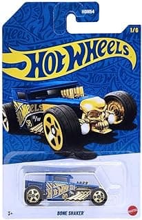 Hot Wheels 55th Anniversary Bone Shaker for 3 Years & Above 1/6 (Blue/Gold)