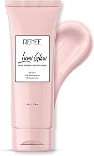 RENEE Lumi Glow Highlighting Moisturizer | Enriched with 3% Niacinamide & 1% Hyaluronic Acid | Non-Sticky | Glowing Skin | 50g