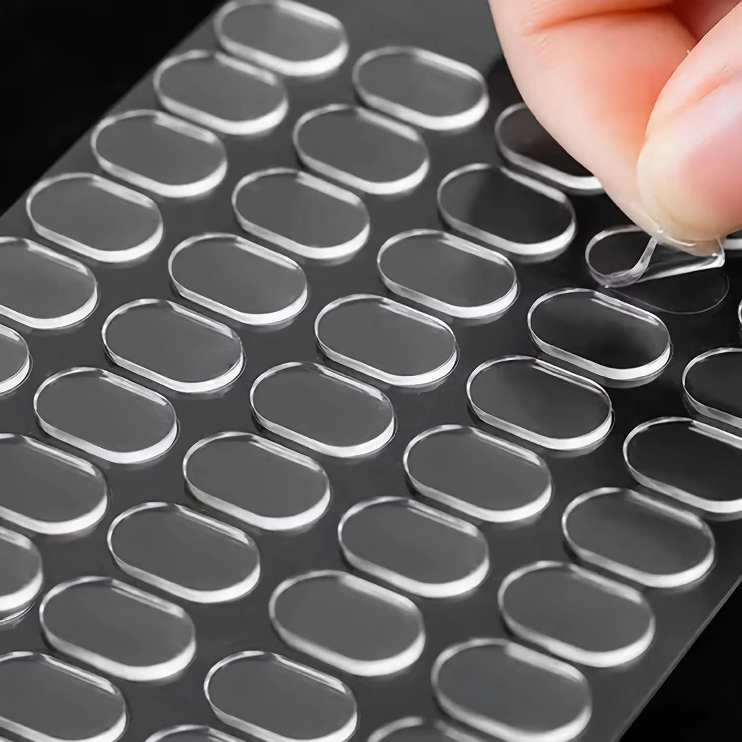 Wisik enterprise 80 pcs Double Sided Sticky Dot Stickers Removable Round Putty Clear No Trace Super Waterproof Small Stickers for Wall Wood, Ceramic, Metal, Plastic for Home, Office, School