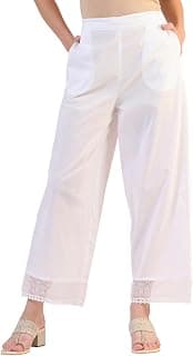 W for Woman Solid Pure Cotton Parallel Pants