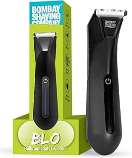 Bombay Shaving Company Blo Balls And Body Groomer for Men | Ceramic Blade, Safe for Sensitive Areas, Type C Flash Charging | Groin Trimmer for Men | 90-Minute Runtime | Shower-Friendly Waterproof Trimmer