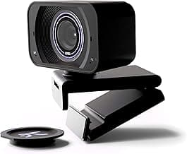 Kreo Owl 4K PRO Webcam with IMX260 Sensor, 4K 30FPS, 1080p 60FPS, Touch Controls, Autofocus, Dual Mics, Magnetic Privacy Cover, USB Plug & Play, Wide Angle, for PC/Laptop, Windows, Mac, Android