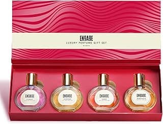 Engage Gift Assorted Luxury Perfume Set for Women 100ml (25ml x 4) | 4 Unique EDP Fragrances | Long Lasting | Travel Size Perfume Combo|Birthday, Anniversary | No Paraben |Dermat-Tested