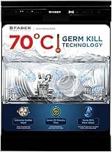 Faber 12 Place Settings Dishwasher (FFSD 6PR 12S, Neo Black, Best Suited for Indian Kitchen, Hygiene Wash)