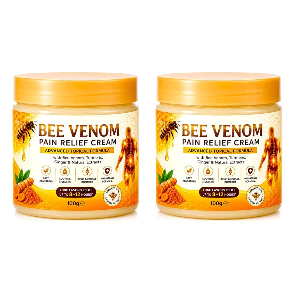 Bee Venom Pain Relief Cream with Turmeric & Ginger 100g