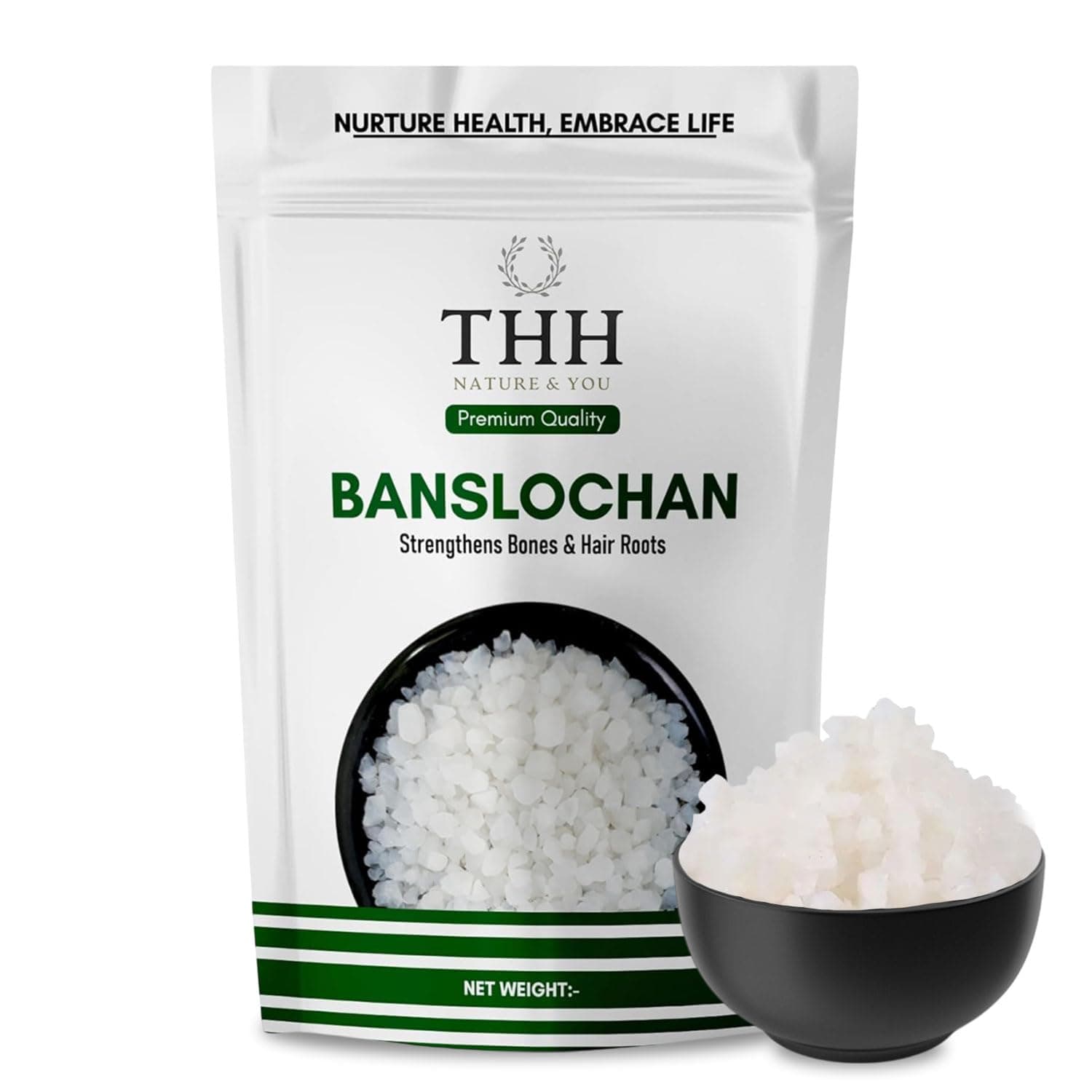 THH Tabashir - Vanslochan - Banslochan (200g)| 100% Pure Vanshlochan| No Added Colors or Preservatives