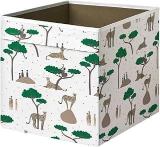Ikea SANDLÖPARE Box, 33x38x33 cm (13x15x13) (Cheetah)