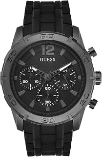 GUESS Round 46mm Black Dial Analog Men Watch - U1350G2M
