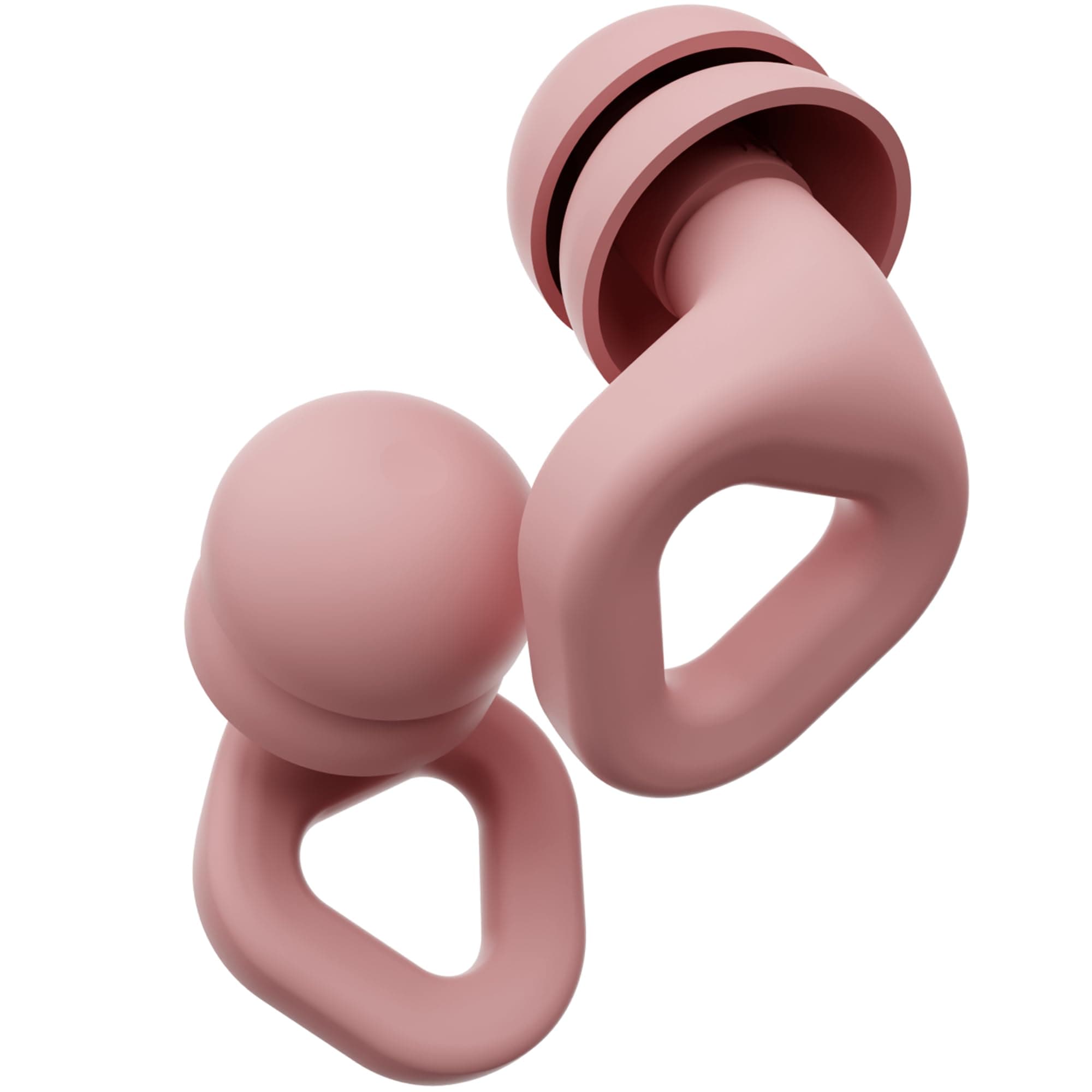 Zenz Unwind Pro Ear Plugs for Sleeping, Soft Silicone Reusable Earplugs for Snoring, Yoga, Reading, Focus & Travel, 35dB Noise Reduction, 4 Sizes XS/S/M/L, Secure Fit with Case (Mystic Pink, One Size)