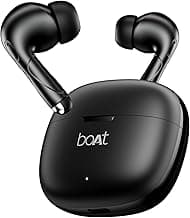 boAt Airdopes Pulse, 50H Battery, ENx Tech, Beast Mode, ASAP Charge, Bluetooth Earbuds, TWS Ear Buds Wireless Earphones with mic -Shadow Black