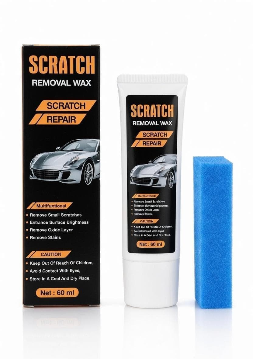 Car Scratch Removal, Car Scratch Remover Paste Wax, Paint Scratch Remover, Dent Remover, Car Rubbing Polish, Scratch Removal (Car Scratch Remover)