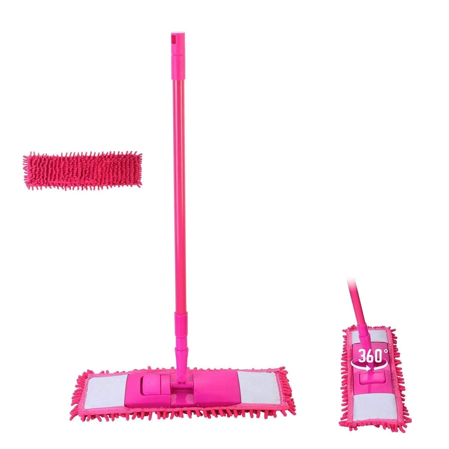 WIDE MART Export Brooms Wet & Dry Mops Sweeper Mop & Glass Wiper, Magic Broom Bathroom Cleaner | Bathroom Cleaning Essentials