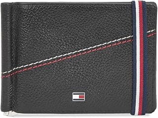 Tommy Hilfiger Adriel Mens Leather Moneyclip Black