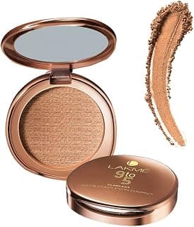 Lakme 9 to 5 Flawless Matte Complexion Compact Powder|| Apricot|| Absorbs Oil|| Conceals & Gives Radiant Skin - All Day Matte Finish Face Makeup|| 8 g