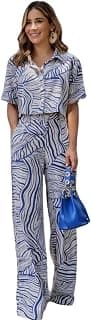 Leriya Fashion Womens Co-ord Set Stylish | Summer Cord Set | Jumpsuit for Western Party Suit | Formal Office Wear & Casual Look | Summer Travel Co Ord Set Beach & Holiday Look
