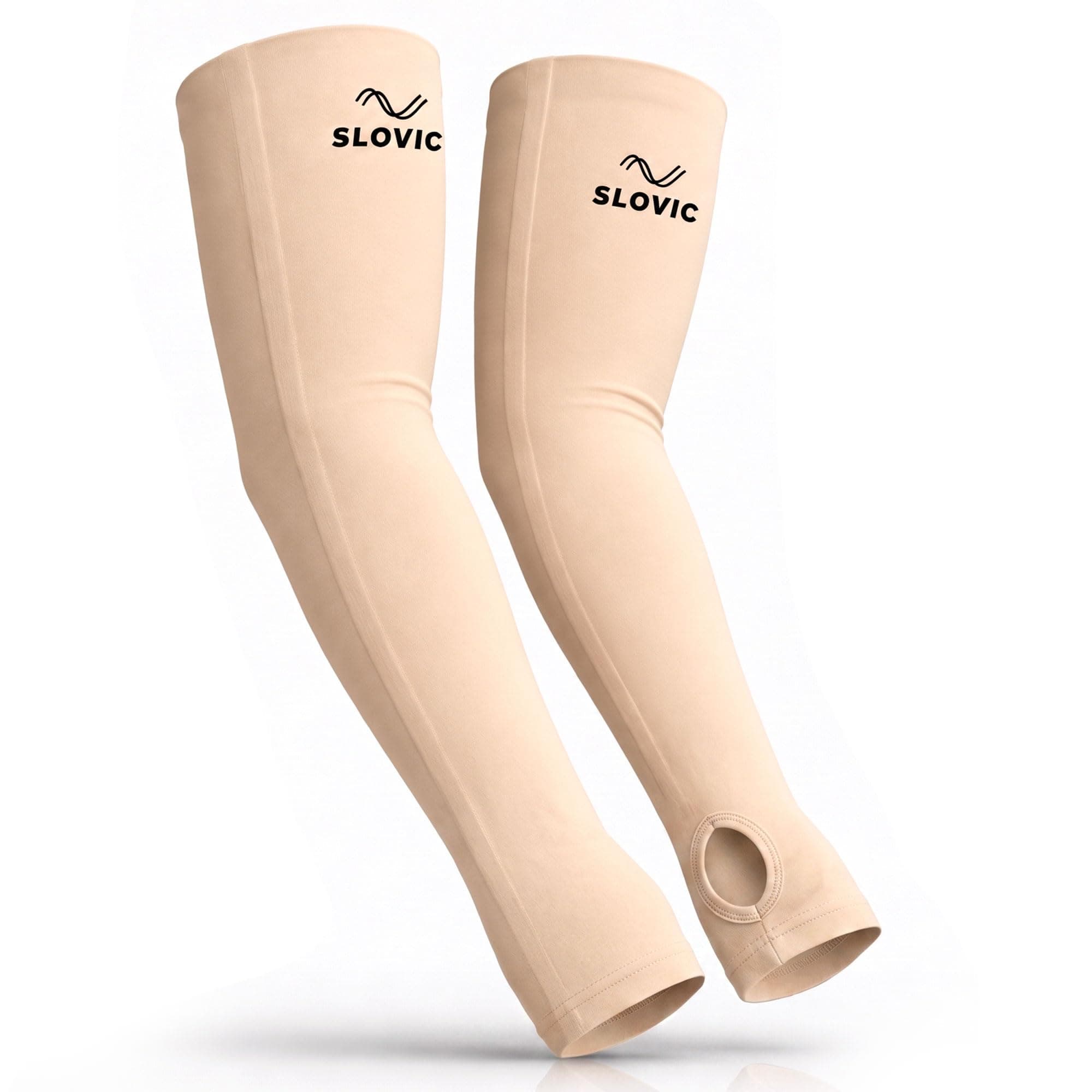 Slovic Arm Sleeves with Thumb Holes for Men & Women | Hand Gloves for Sun Protection | Riding Gloves for Bikers | Quick Dry & Breathable Hand Sleeves for Boys & Girls