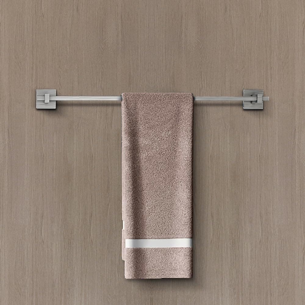 Kohler Towel Bar 606 mm | SS304 Stainless Steel Bathroom Towel Rod | Corrosion Resistant, Anti-Fingerprint, Anti-Peel | 17kg Load Capacity, 2 Years Warranty (Brushed Stainless Steel Finish)