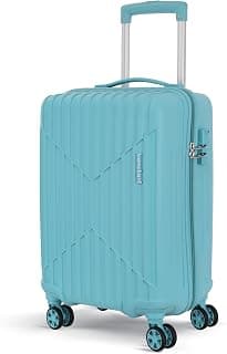 Kamiliant by American Tourister Savvy|Cabin Trolley Bag Small Size (55 cms) for Travel| Hard Case Polypropylene (PP) Suitcase|360° 8-Wheel Spinner Luggage Trolley|Combination Lock|Sea Blue