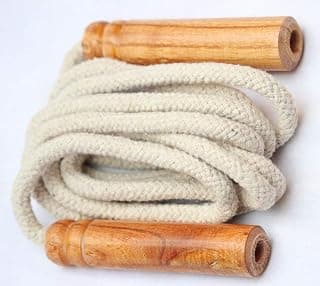 Best Quaility Unisex Fitness Jumping Skipping Rope with Wooden Handle for Weight Loss, Gym Training,Exercise & Workout (9 feet)