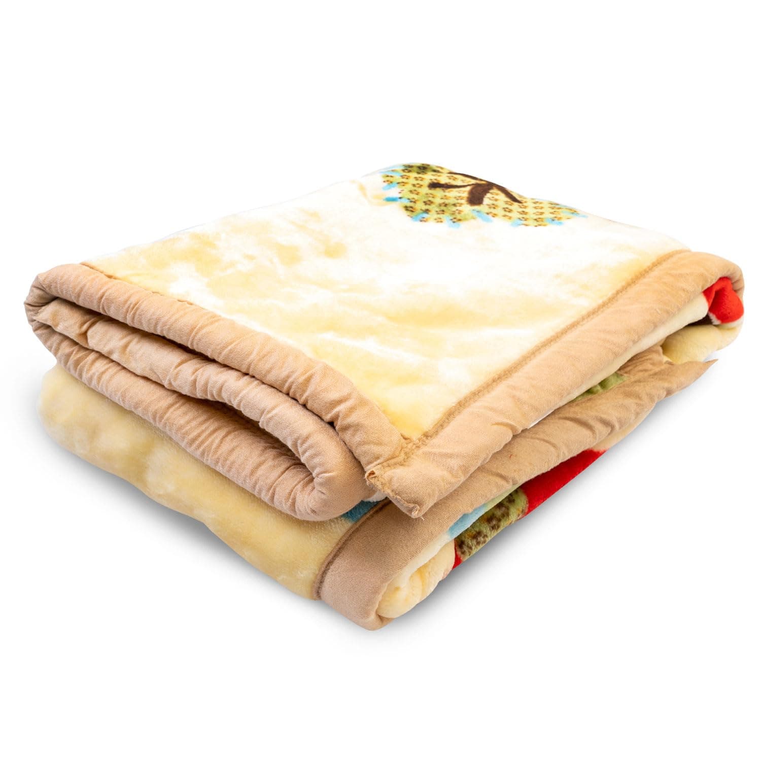 Mee Mee Soft Baby Blanket (Beige) (437.0mm L X 122.0mm W)