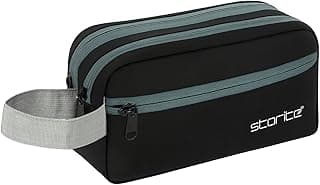 Storite Toiletry Bag for Men & Women - Black