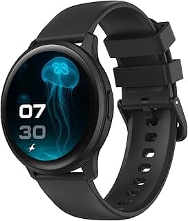 Fastrack Fastrack Jupiter R3 1.38" Ultra UV Round Display with Nitro Fast Charging,Single Sync BT Calling, HRM, SPO2, Upto 5 Days Battery Life Smart Watch for Man & Woman - Black