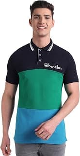United Colors of Benetton Men's Striped Regular Fit T-Shirt